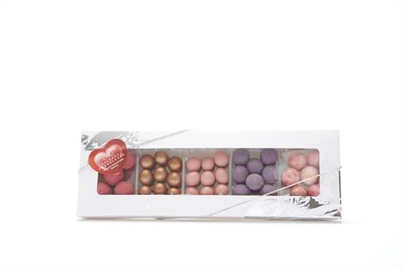 Dragée æske med 5 varianter