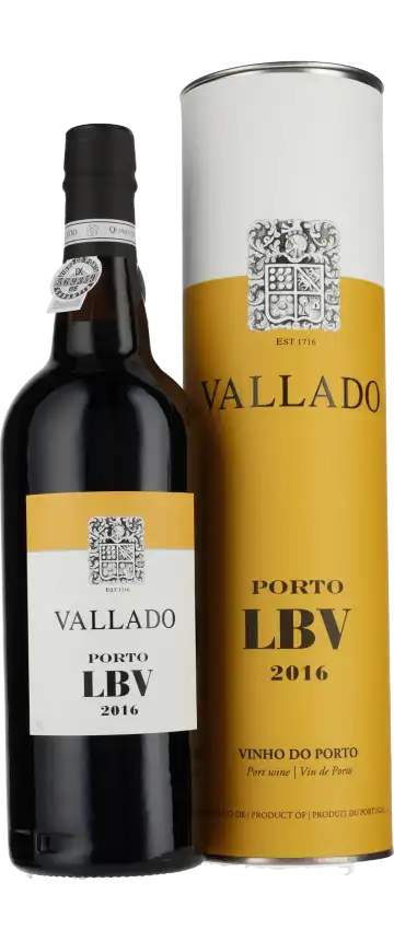 2016 Quinta do Vallado Late Bottled Vintage i Gaverør