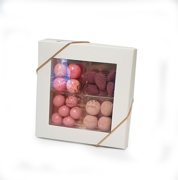 Dragée æske med 4 varianter